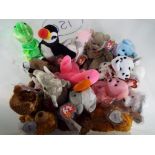 Ty Beanie Babies - seventeen good quality Ty Beanie Babies to include bears and animals all in near