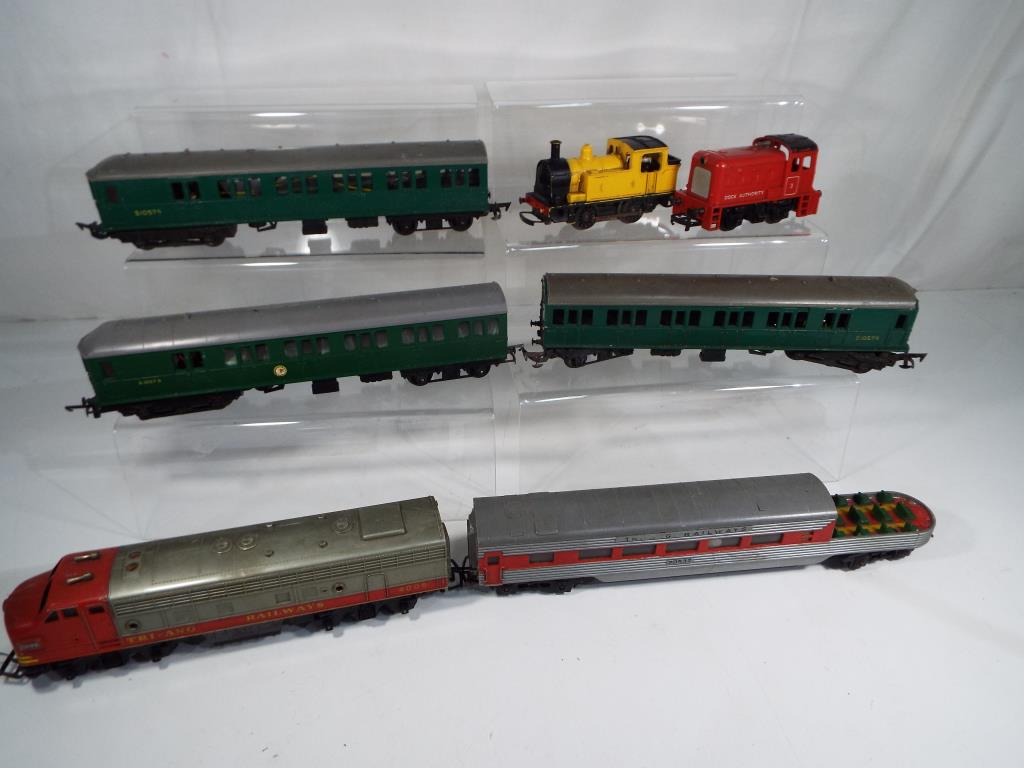 Model railways - four OO gauge Triang locomotives comprising Docks Authority shunter # s,