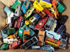 Matchbox by Lesney - a large collection of playworn diecast model motor vehicles - This lot MUST