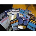 Aviation - twenty good quality predominantly hardback books relating to aviation and military to