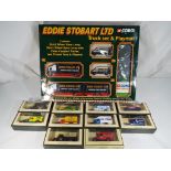 A Corgi Truck set with playmat, Eddie Stobart Ltd comprising five diecast models,