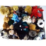 Ty Bears - a tray containing a quantity of Ty Beanie Babies