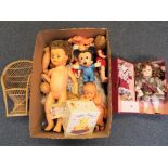 A good lot to include a quantity of vintage dolls,