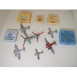 Dinky Toys - five professionally restored diecast models comprising Light Transport Plane Airspeed
