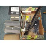 Model railways - a good lot to include a quantity of OO gauge track comprising straights, curves,