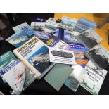 Aviation - twenty aviation related books to include Aircraft Carriers, British Warships,