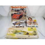 A mixed lot to include Fun Truckin Courier 1:25 scale kit by Revell,