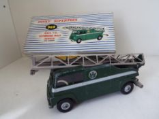 Dinky Supertoys - a diecast model BBC TV extending mast vehicle with windows # 969, good,