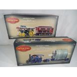 Corgi Vintage Glory - two diecast models John Fowler & Co Showmans locomotive 'Onward' and Caravan