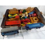 A mixed lot to include a Dinky Supertoys metal diecast Foden 8-wheel diesel wagon # 501,