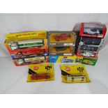 Diecast - thirteen diecast model motor vehicles to include Solido, Corgi Classics, Revell,