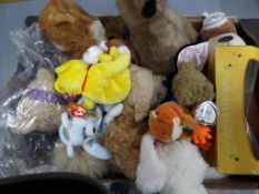 Bears - a quantity of teddy bears and soft toys to include Ty Beanie Babies,
