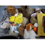 Bears - a quantity of teddy bears and soft toys to include Ty Beanie Babies,