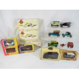 Diecast - fourteen diecast model motor vehicles predominantly boxed to include Lledo,