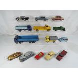 Dinky / Corgi Toys - 14 diecast models comprising bCorgi ERF model 64 Tunnel Cement,