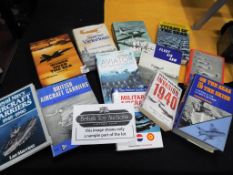 Aviation - twenty aviation related hardback books to include Fly Navy by Brian Johnson,
