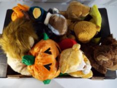 Ty Bears - a tray containing ten Ty Beanie Buddies