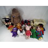 A good lot to include an ET The Extra- Terrestrial plush toy by Kamar,