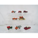 Matchbox by Lesney - Nine unboxed diecast model motor vehicles by Lesney from the Matchbox series