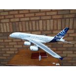 Model Aeroplanes - a very large diecast model of an Airbus A380 supplied by Daron included with