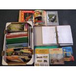 A good lot to include a quantity of model railway magazines and catalogues, railway books,