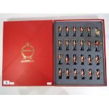 A set of 24 metal soldiers by Tradition contained in original box