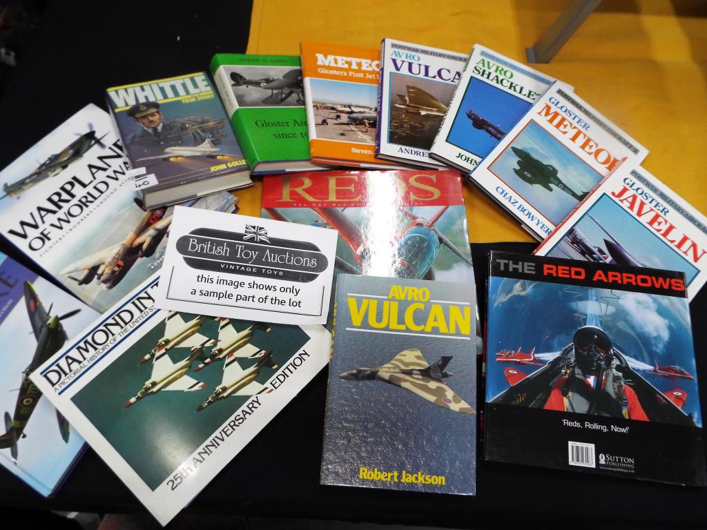 Aviation - twenty good quality aviation and military books to include Spitfire the Memorabilia