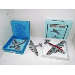 Dinky Toys - three diecast models comprising Empire Flying Boat 'Corsair' Aircraft # 60r,