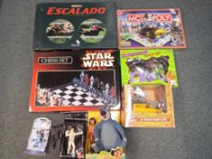 A good mixed lot to include a Star Wars chess set,