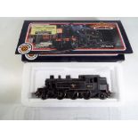 Bachmann - an OO gauge 2-6-2T tank locomotive black BR livery in original box,