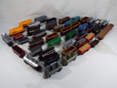 Model Railways - a box containing approx 43 OO gauge wagons in good to excellent condition