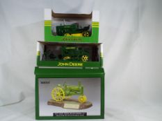 Spec Cast Collectibles - a collection of three jam deere vehicles in 1:16 scale,