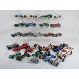 Dinky - twenty six unboxed diecast racing cars, good to excellent,