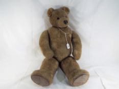 Bears - A large good quality Little Folk bear from the Tiverton Devon collection with necklace and