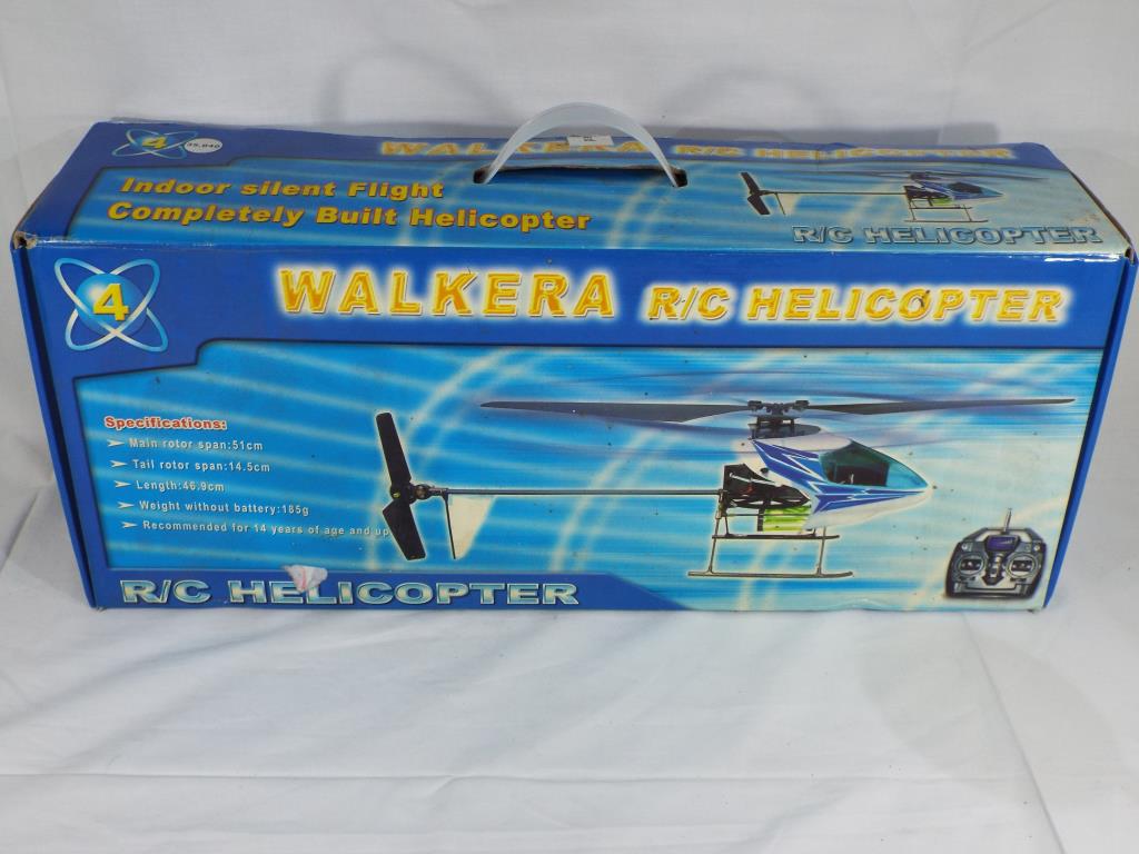 Walkera - radio controlled helicopter with a main rotor span of 51cm and tail span of 13.