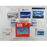 Herpa - eight 1:500 scale boxed planes comprising 504843, 508018, 501279, 500768, 504546, 502429,