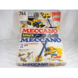 Meccano and Lego - two Meccano construction sets #2 and Space 2501,