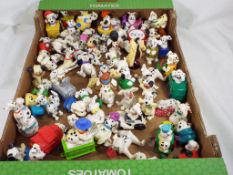 Approximately 62 plastic Disney licensed toys from the movie 101 Dalmations,
