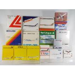 Schabak - sixteen boxed diecast airplanes 1:600 scale comprising 901979, 943660, 90178, 941517,