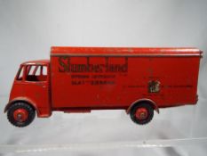 Dinky Supertoys - an unboxed diecast model of a Slumberland Mattress Guy van in very good condition