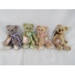 Charlie Bears - four Charlie Bears from the Minimo Collection entitled Tickety Boo, Minnie,