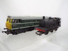 Model Railways - two Triang locomotives, unboxed, one diesel No.