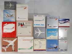 Schabak - sixteen boxed diecast airplanes 1:600 scale comprising 90147, 920147, 921502, 92113,