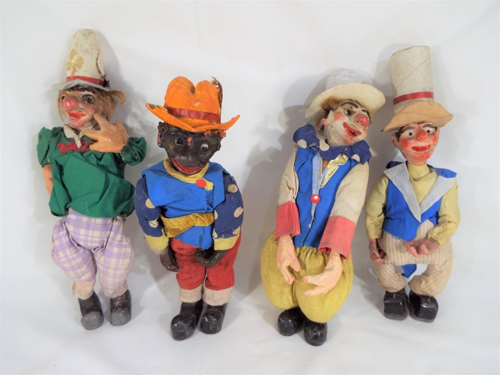 Ken Dodd's Diddy Men - a set of four early period Diddy Men marionettes, - Image 2 of 2