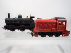 Model Railways - two OO gauge unboxed locomotives, a GWR tank steam loco 0-6-0 No.