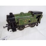 Model railways - an O gauge Hornby by Meccano special tank locomotive op no 8123, green LNER livery,