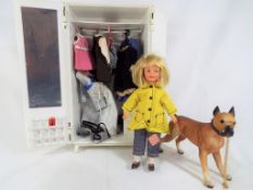 Sindy - a vintage 1960's Sindy Patch doll (Sindy's little sister) with dog,
