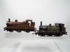 Model Railways - two unboxed Hornby OO gauge steam locomotives, LMS 0-6-0 tank loco No.