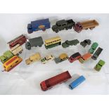 Dinky - a box containing approx 20 larger scale Dinky diecast vehicles,