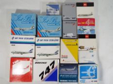 Schabak - sixteen boxed diecast airplanes 1:600 scale comprising 920512, 94664, 901337, 927795,